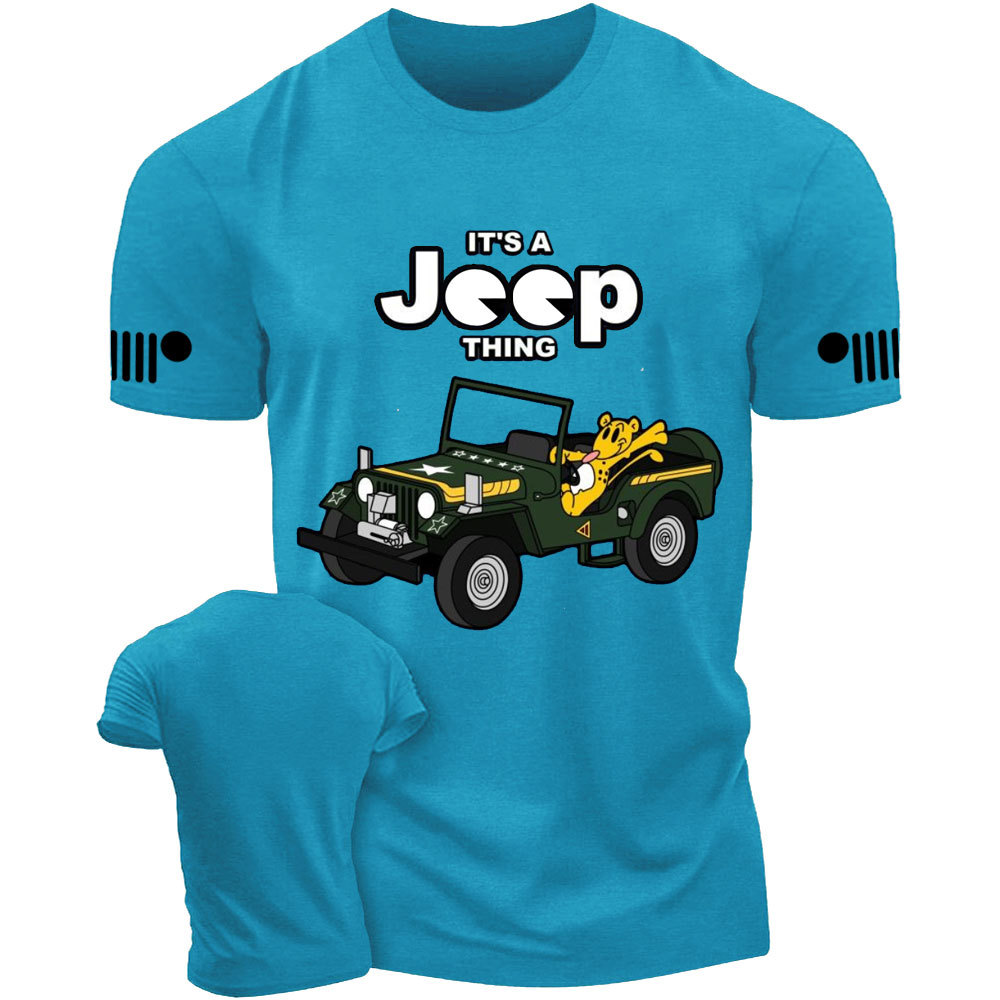 Tiger Drives Willys It's a Jp Thing T-Shirt