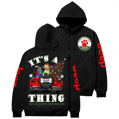 It's A Jp Thing Dog Lover Christmas Casual Hoodie