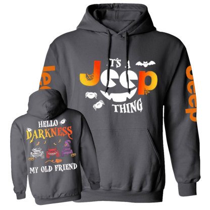 Jp Halloween Hello Darkness My Old Friend Casual Hoodie