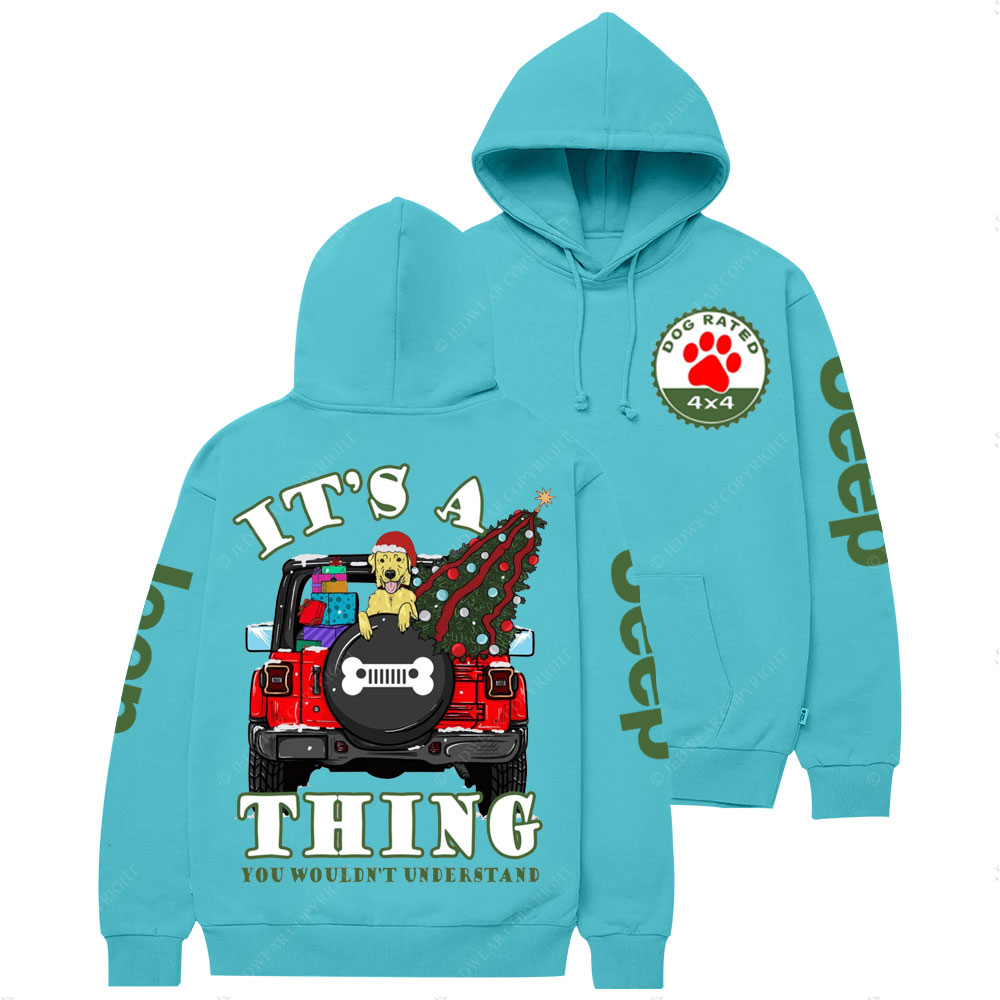 It's A Jp Thing Dog Lover Christmas Casual Hoodie