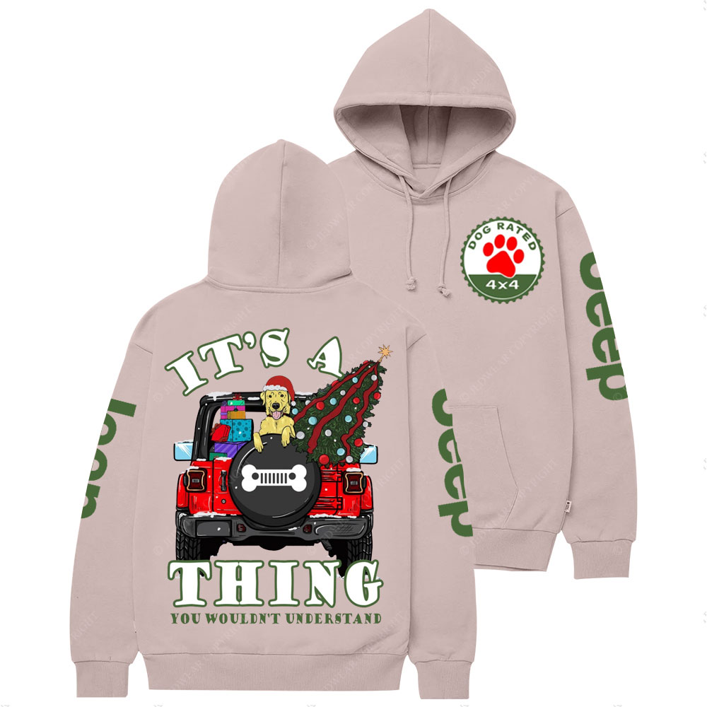 It's A Jp Thing Dog Lover Christmas Casual Hoodie
