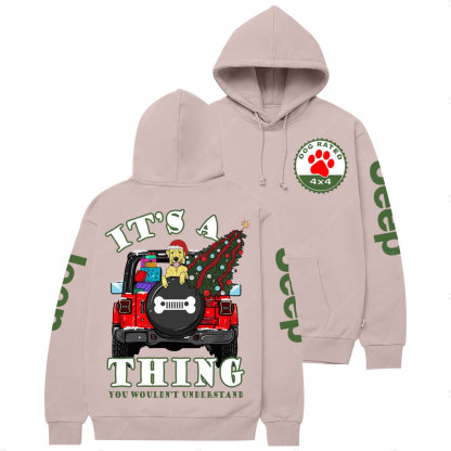 It's A Jp Thing Dog Lover Christmas Casual Hoodie