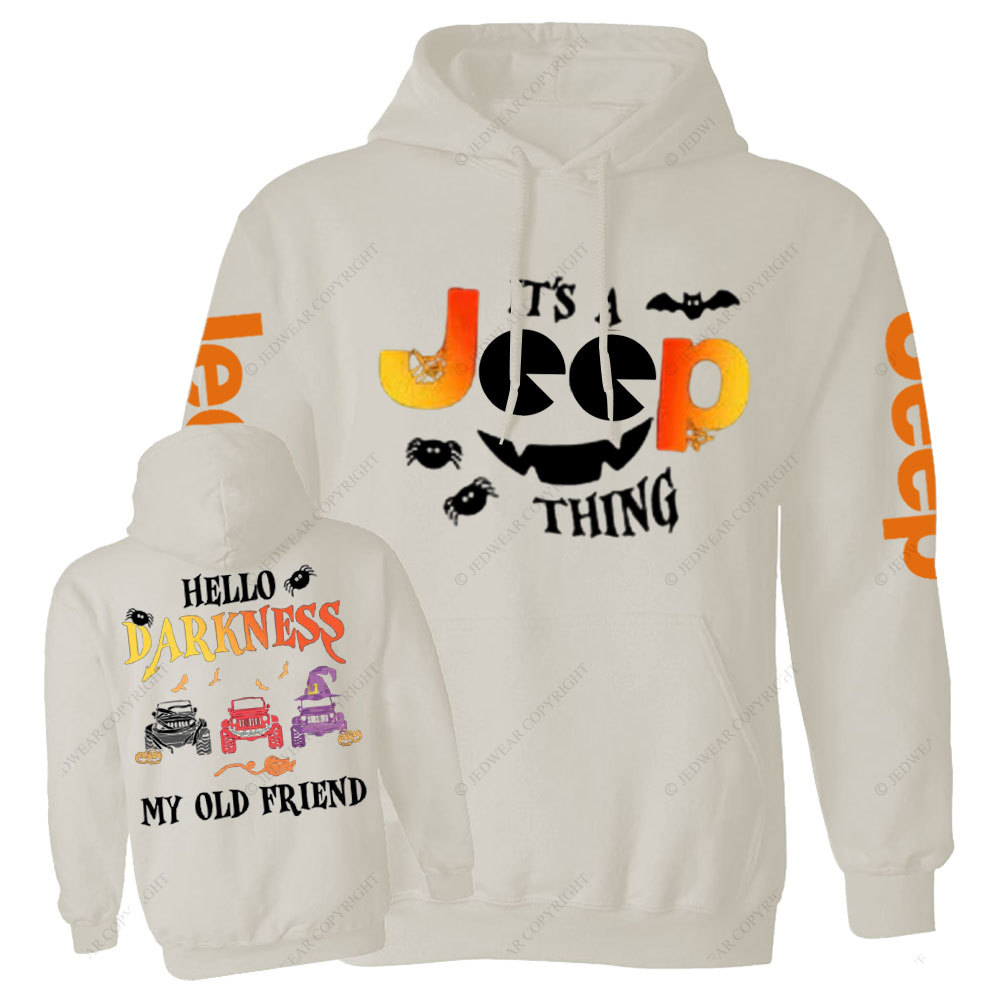 Jp Halloween Hello Darkness My Old Friend Casual Hoodie