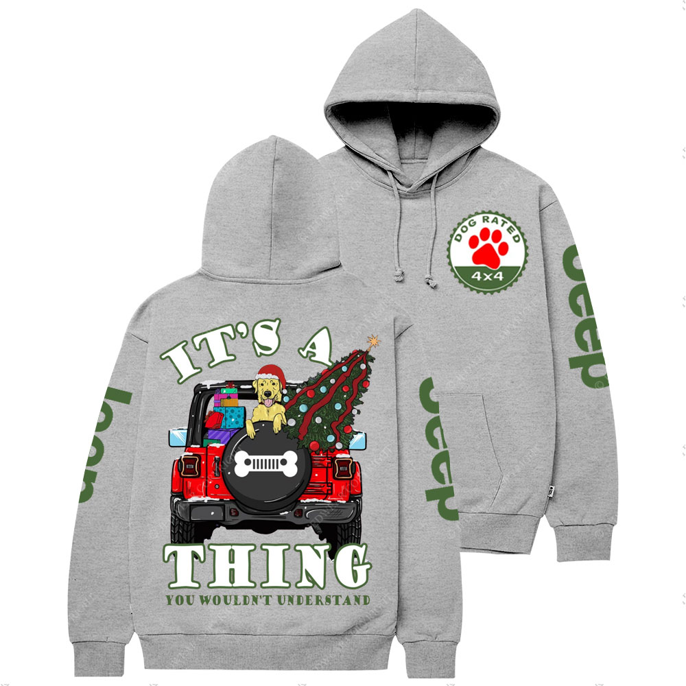 It's A Jp Thing Dog Lover Christmas Casual Hoodie