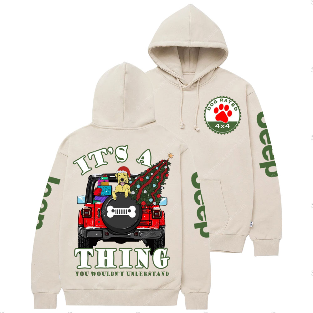 It's A Jp Thing Dog Lover Christmas Casual Hoodie