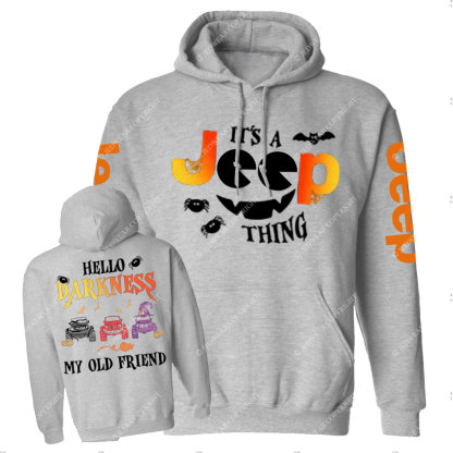 Jp Halloween Hello Darkness My Old Friend Casual Hoodie