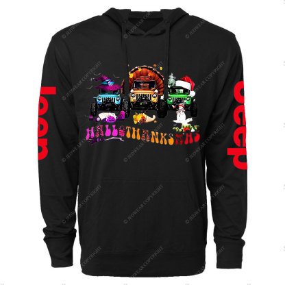 Hallothanksmas Jp Girl Casual Hoodie