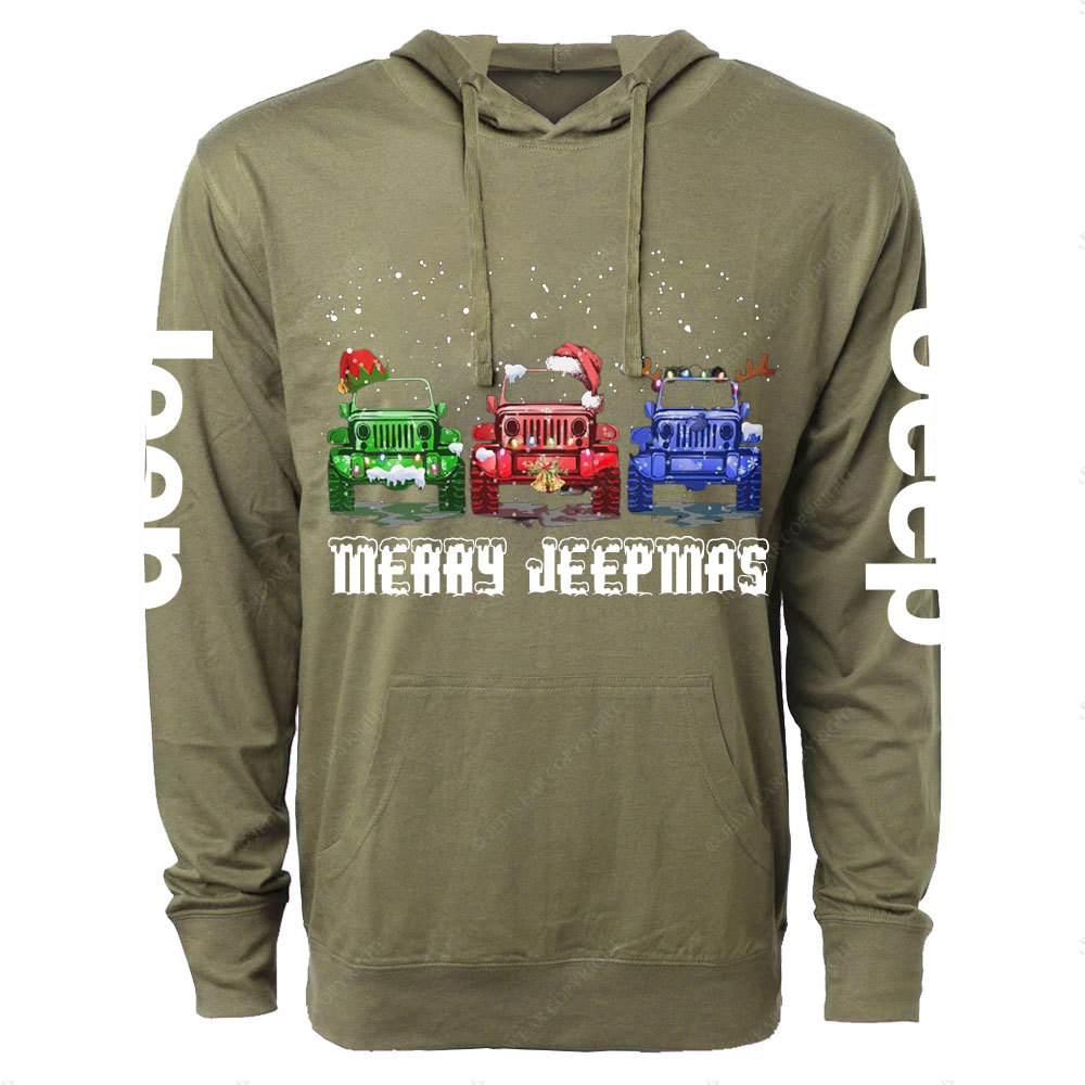 Elf Reindeer Christmas JP Oversized Lightweight Hoodie