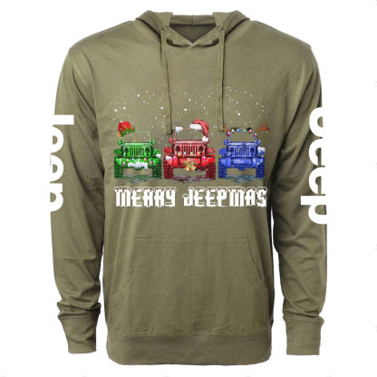 Elf Reindeer Christmas JP Oversized Lightweight Hoodie