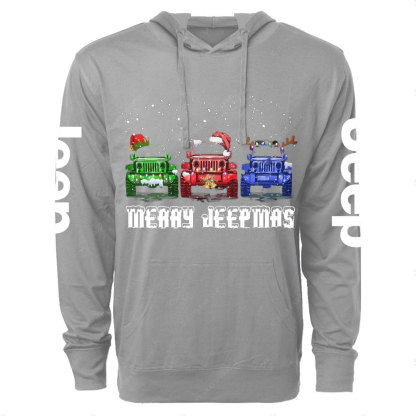 Elf Reindeer Christmas JP Oversized Lightweight Hoodie