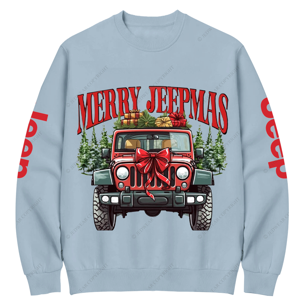 Merry Jpmas Holiday Crew Neck Sweatshirt