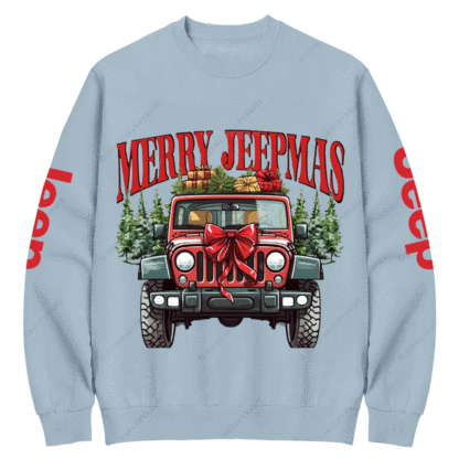 Merry Jpmas Holiday Crew Neck Sweatshirt