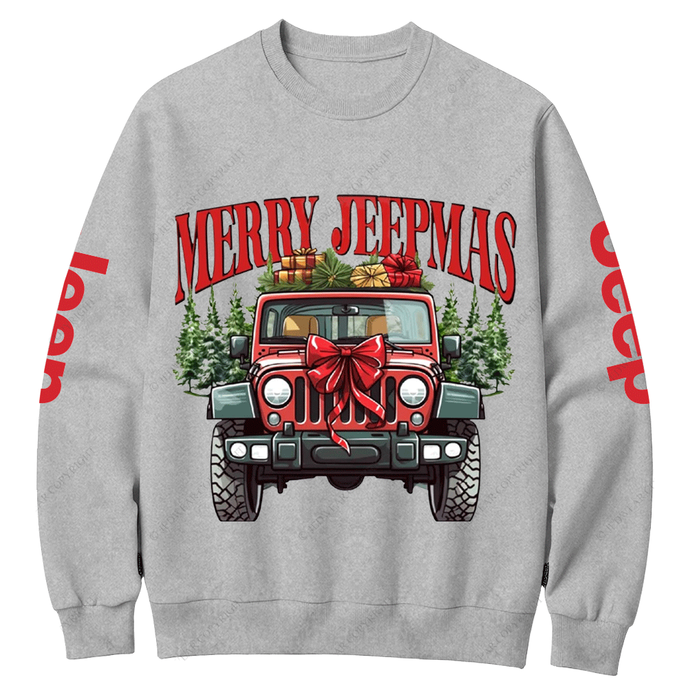 Merry Jpmas Holiday Crew Neck Sweatshirt