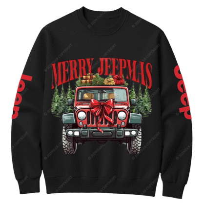 Merry Jpmas Holiday Crew Neck Sweatshirt
