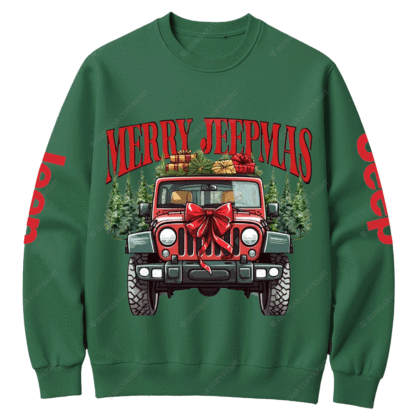 Merry Jpmas Holiday Crew Neck Sweatshirt