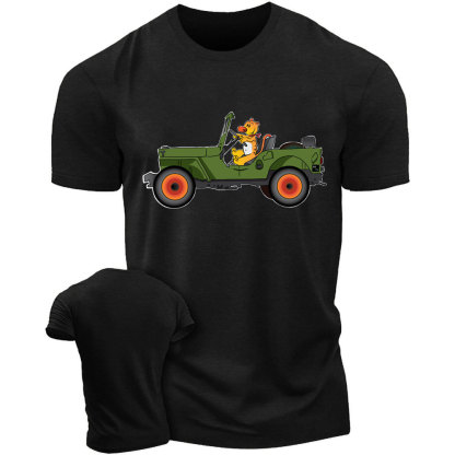 Tiger Drive a Jp Cartoon T-Shirt