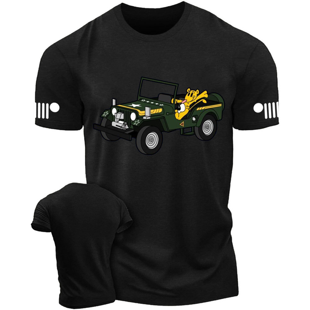 Tiger Drives Willys Jp T-Shirt