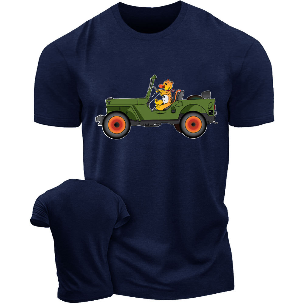Tiger Drive a Jp Cartoon T-Shirt