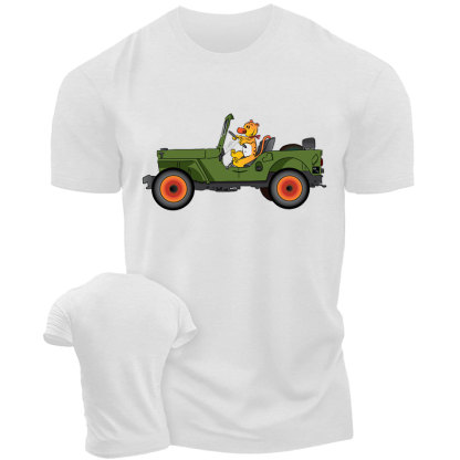 Tiger Drive a Jp Cartoon T-Shirt