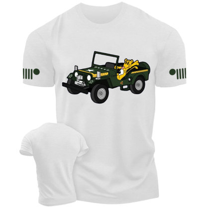 Tiger Drives Willys Jp T-Shirt