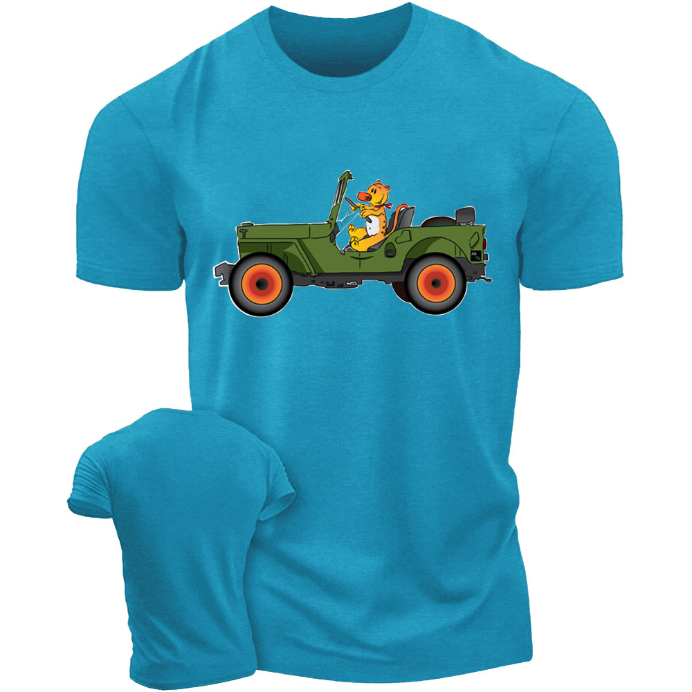 Tiger Drive a Jp Cartoon T-Shirt