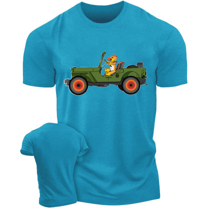 Tiger Drive a Jp Cartoon T-Shirt