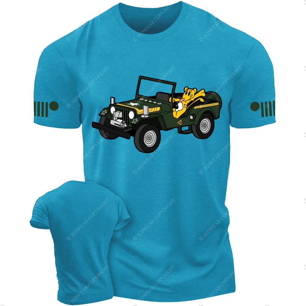 Tiger Drives Willys Jp T-Shirt