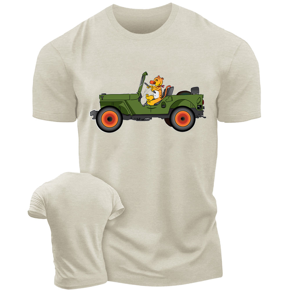 Tiger Drive a Jp Cartoon T-Shirt