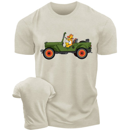Tiger Drive a Jp Cartoon T-Shirt