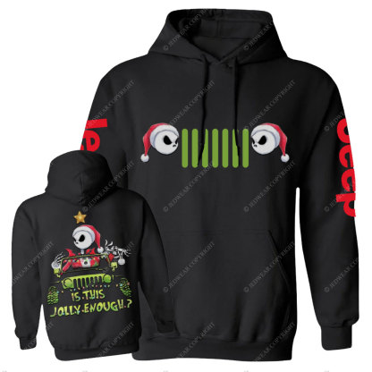 Is This Jolly Enough Jp Skellington Men Casual Hoodie