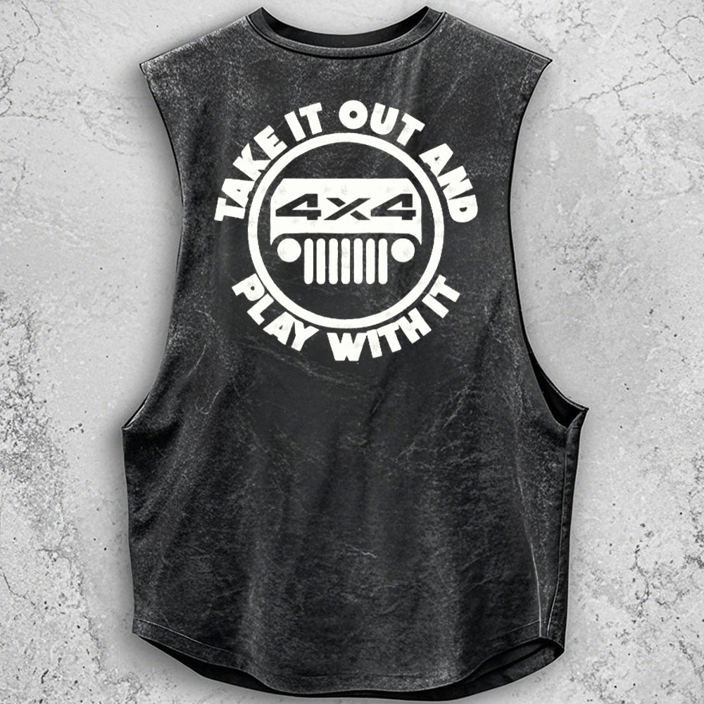 Go Topless, Take it Out and Play with it 4X4 Jp - Men Tank
