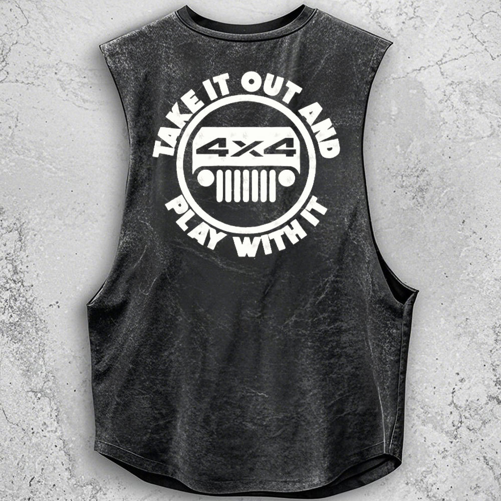 Go Topless, Take it Out and Play with it 4X4 Jp - Men Tank