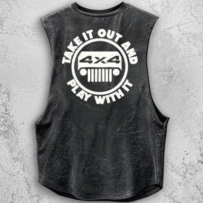 Go Topless, Take it Out and Play with it 4X4 Jp - Men Tank