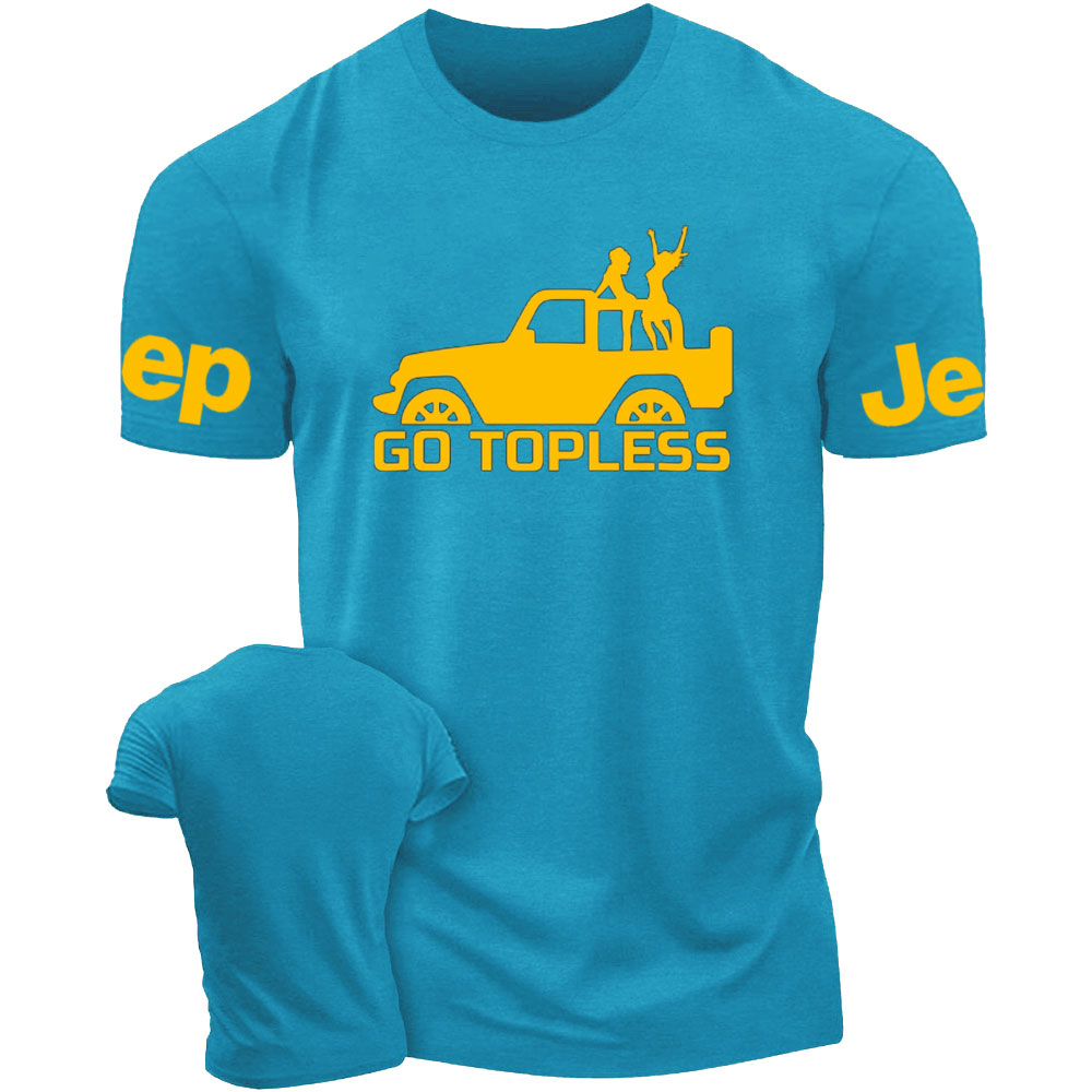 Go Topless, Yellow Jp Lover T-Shirt