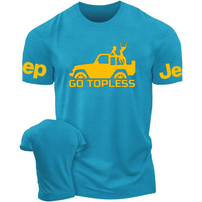 Go Topless, Yellow Jp Lover T-Shirt