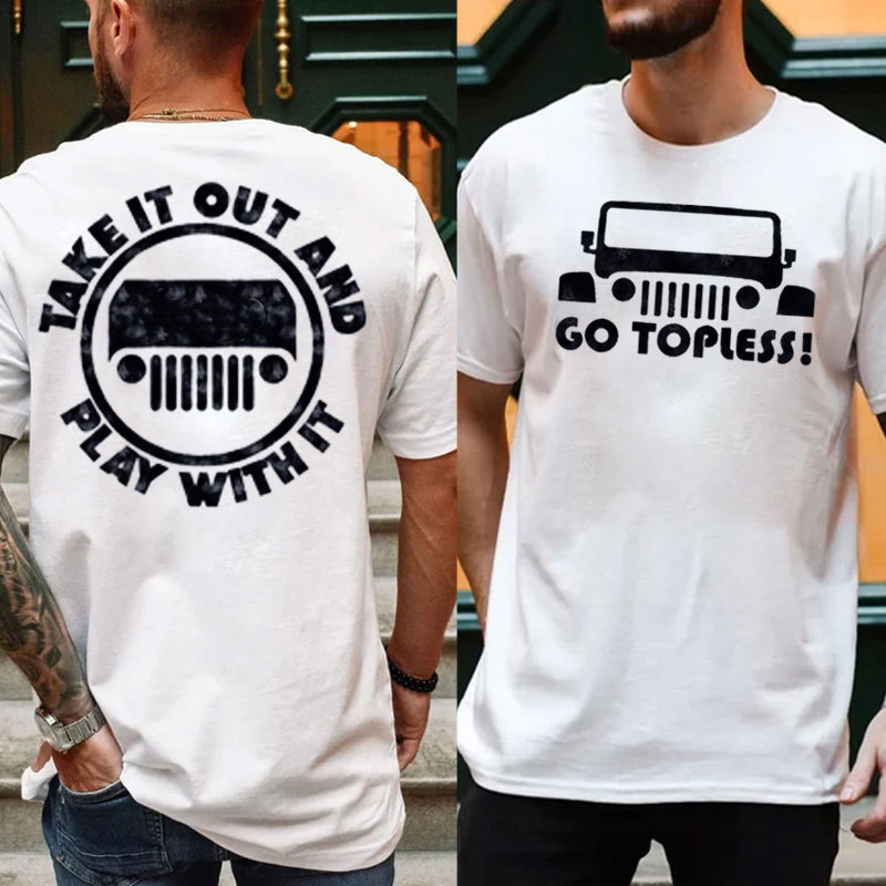 Go Topless, Take it Out and Play with it Jp  - Men T-Shirt