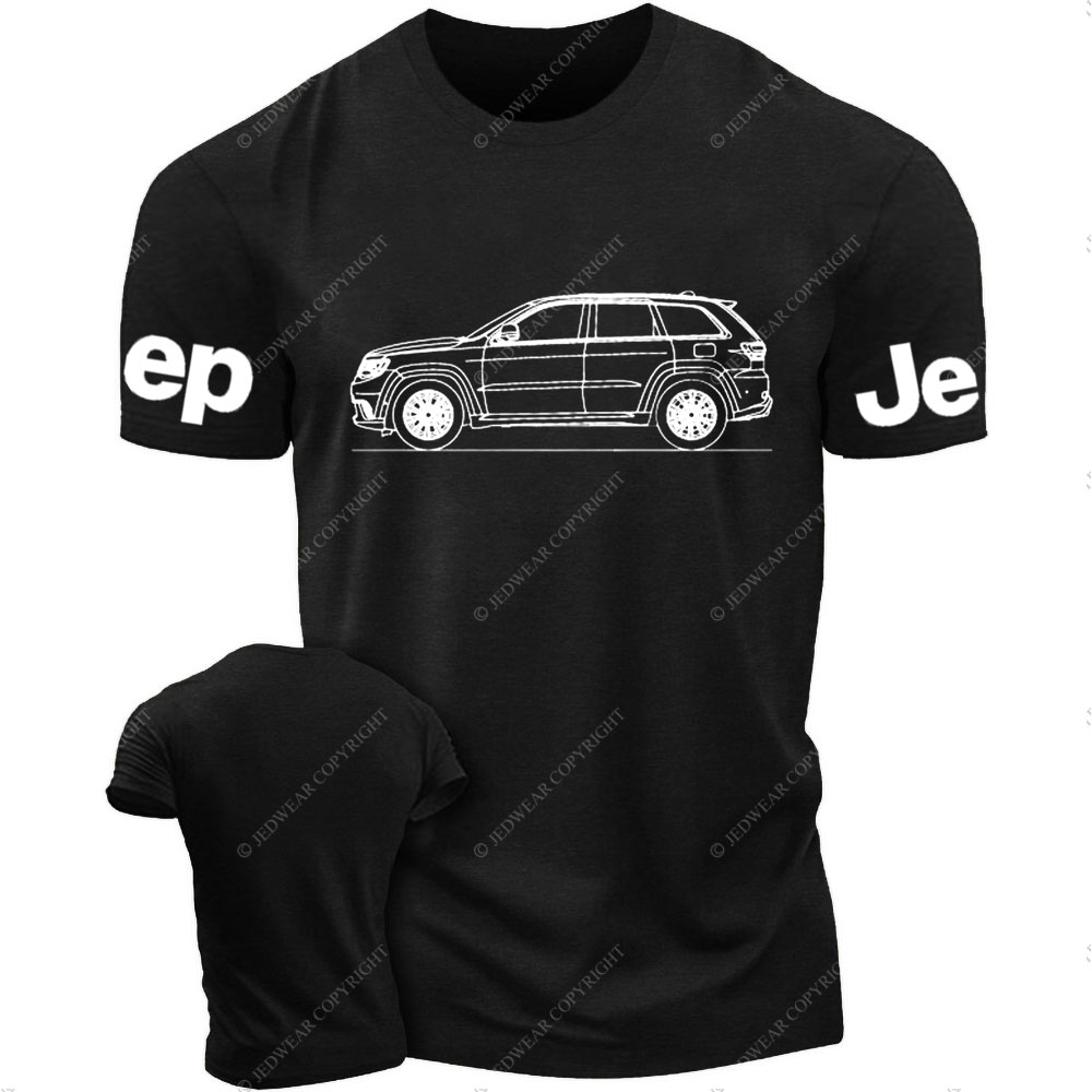 Jp Grand Cherokee Trackhawk WK2 Outline Jp T-Shirt