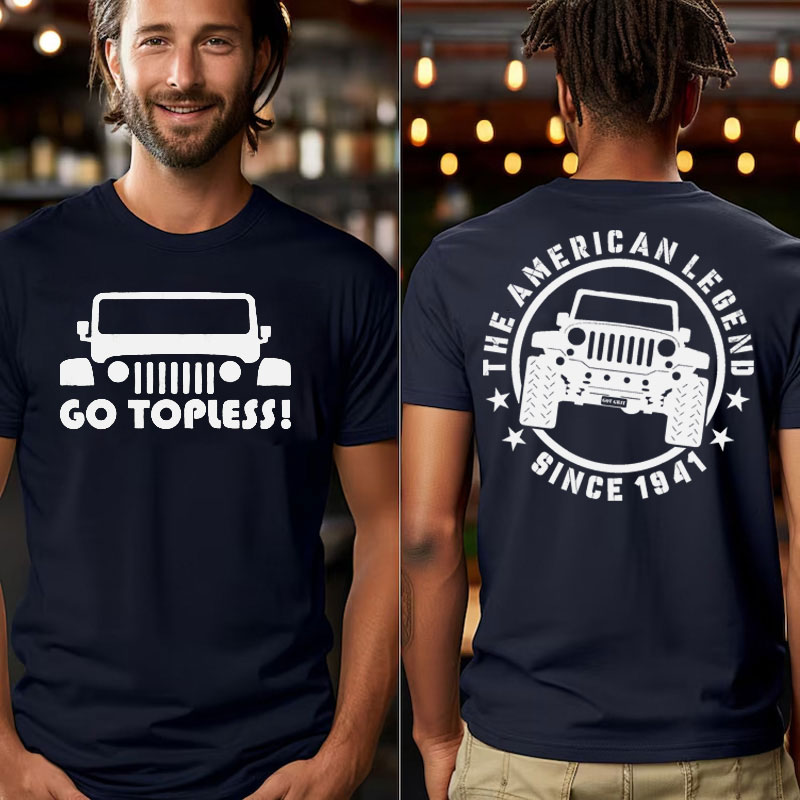Go Topless, The American Legend Jp - Men T-Shirt