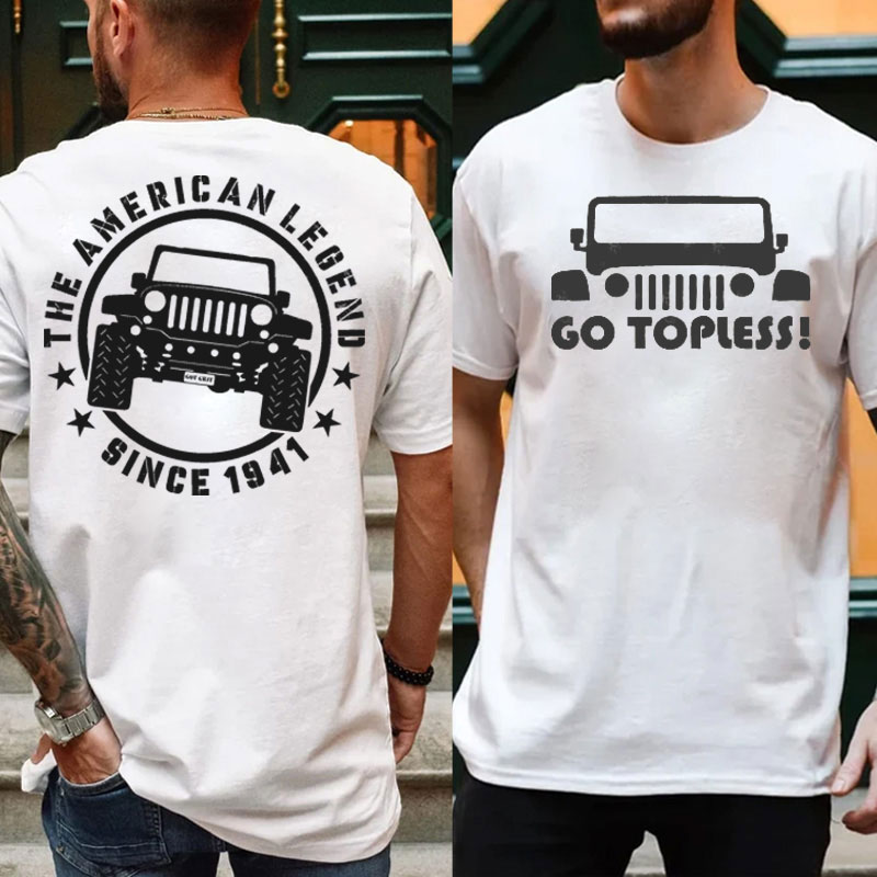 Go Topless, The American Legend Jp - Men T-Shirt