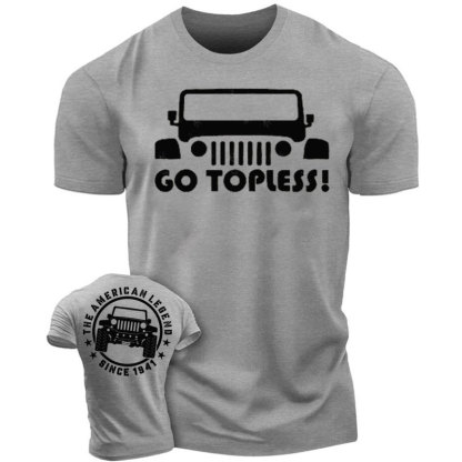 Go Topless, The American Legend Jp - Men T-Shirt