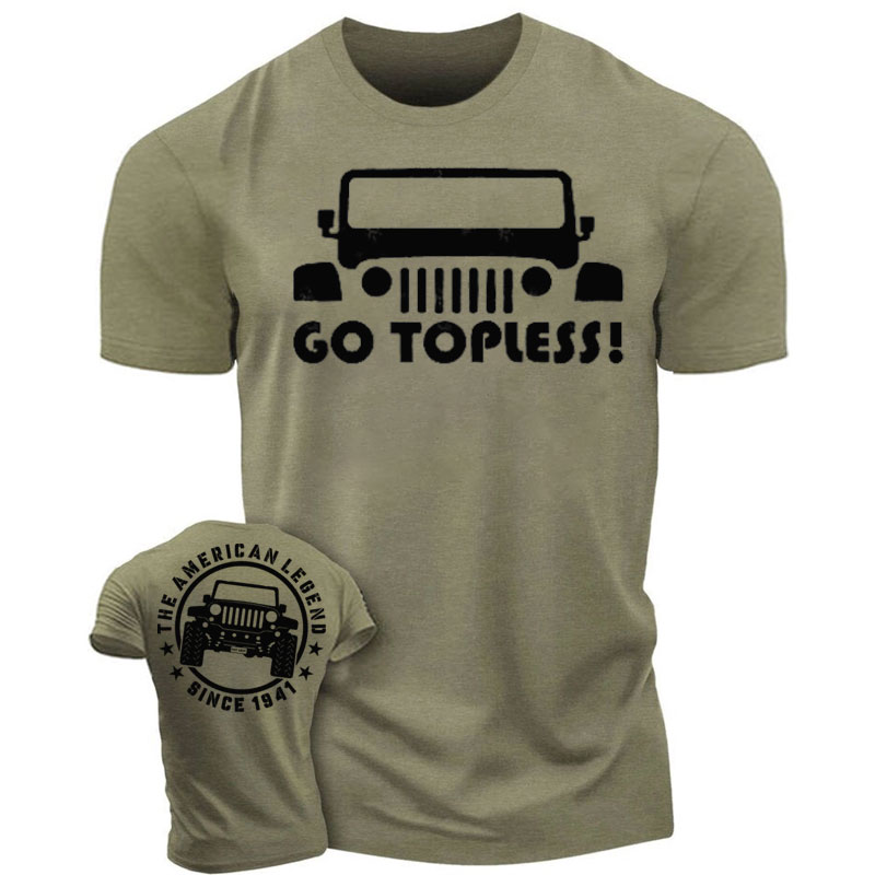 Go Topless, The American Legend Jp - Men T-Shirt