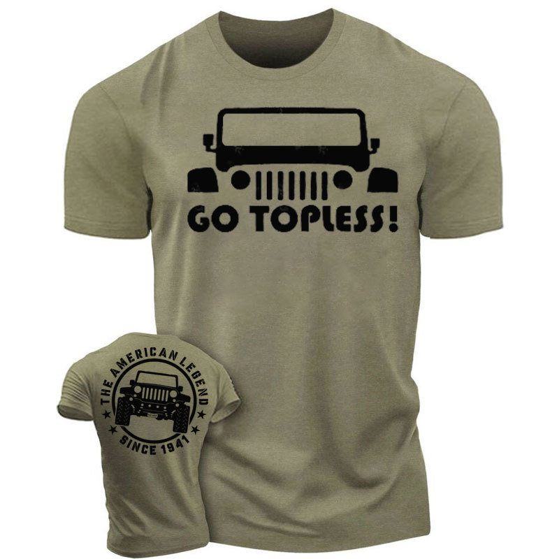 Go Topless, The American Legend Jp - Men T-Shirt