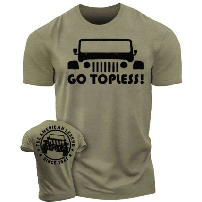 Go Topless, The American Legend Jp - Men T-Shirt