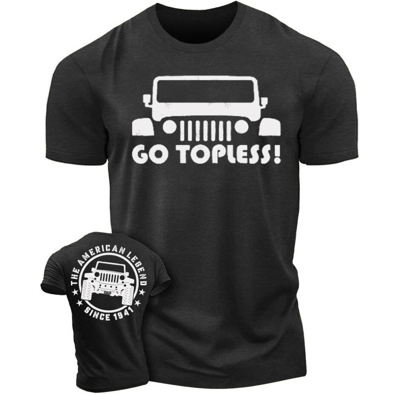 Go Topless, The American Legend Jp - Men T-Shirt