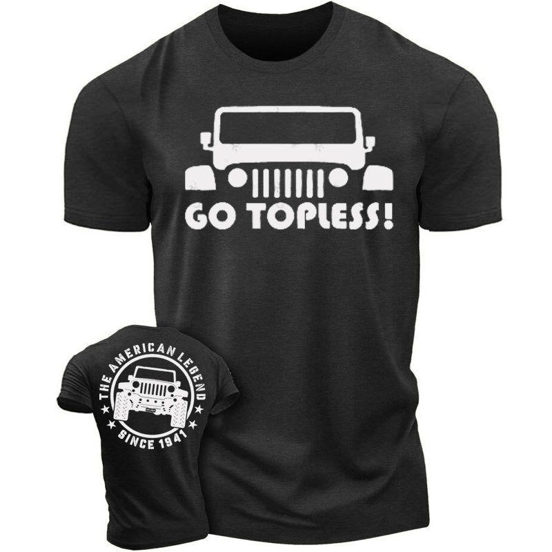 Go Topless, The American Legend Jp - Men T-Shirt