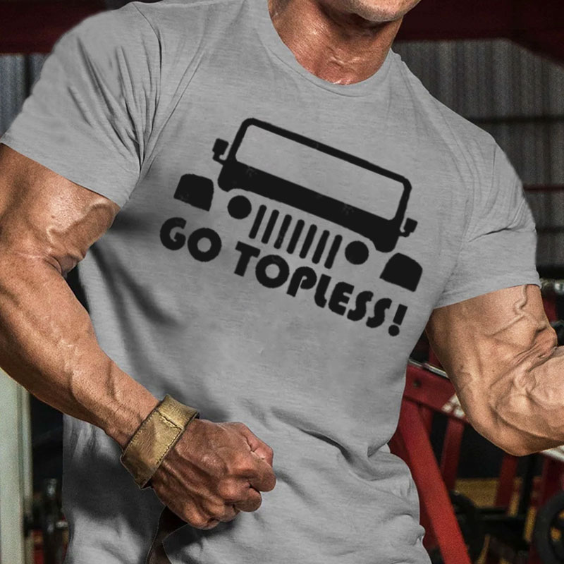 Go Topless, The American Legend Jp - Men T-Shirt