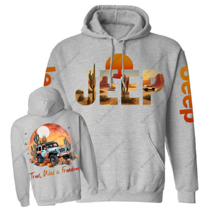 Trail Wild and Freedom Western World Jp Casual Hoodie