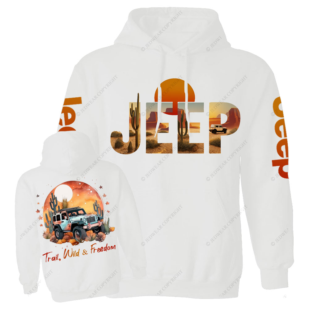 Trail Wild and Freedom Western World Jp Casual Hoodie