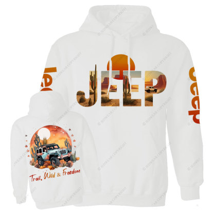 Trail Wild and Freedom Western World Jp Casual Hoodie