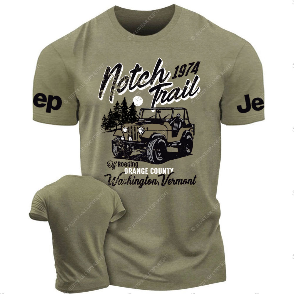 Notch Trail 1974 Offroading Orange County, Washington Jp T-Shirt